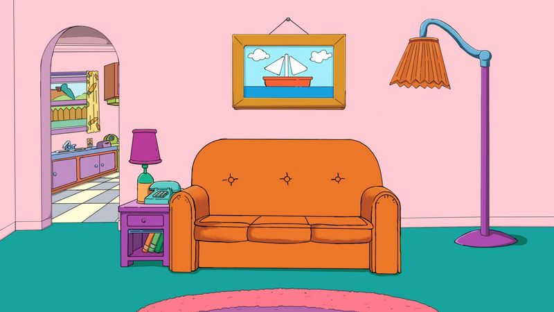 The Simpsons' Living Room