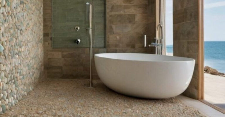 15 Stone-Tiled Showers That Will Make You Want To Renovate Your Bathroom