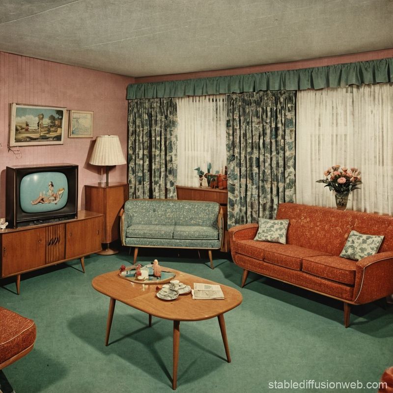 Cozy Floral Living Room