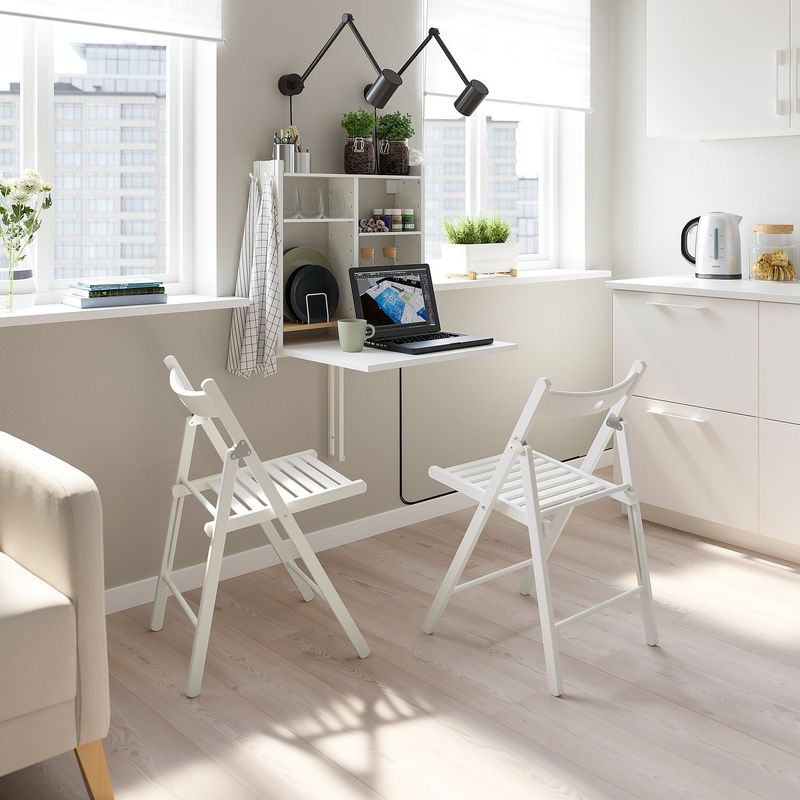 IKEA NORBERG Wall-Mounted Drop-Leaf Table