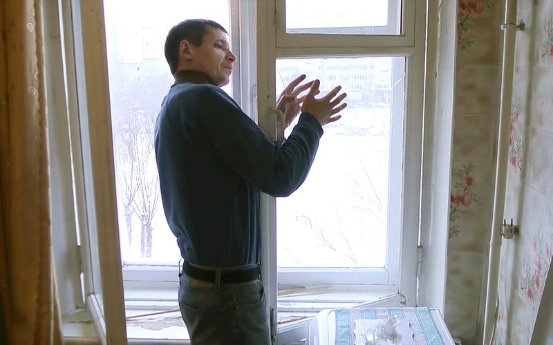 Broken doors or windows