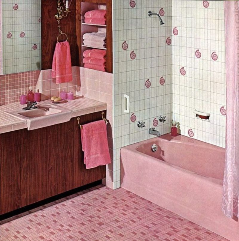 Pastel Pink Bathroom