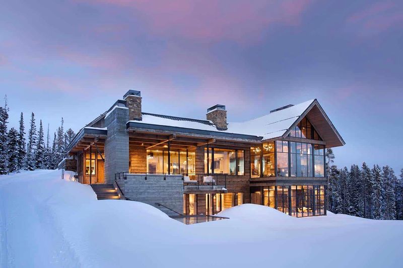 Mountain Modern Ranch on private acreage near Blacktail