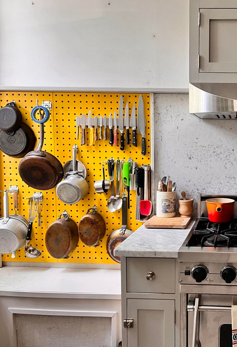 Pegboard Storage
