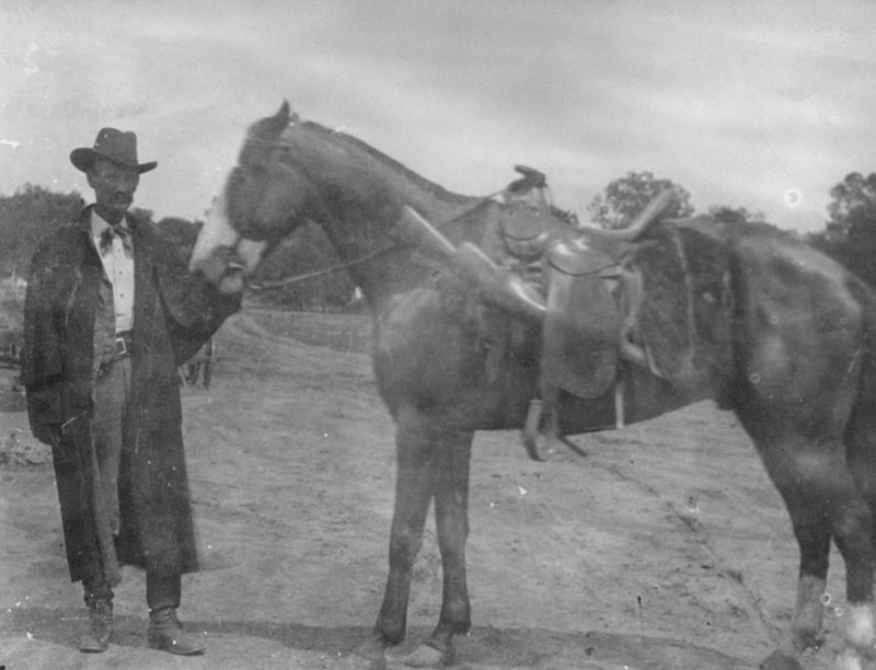 Mail Delivery On Horseback Through Mud Roads