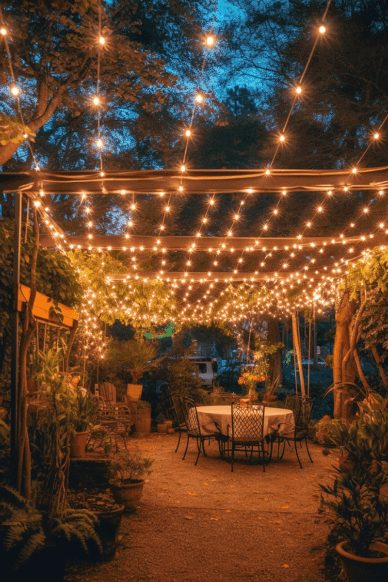 Hang String Lights Everywhere