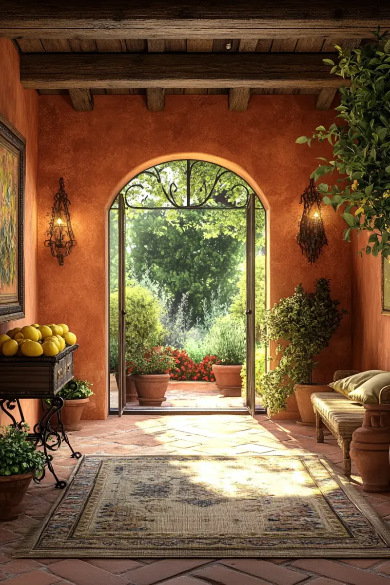 Burnt Sienna Entryways