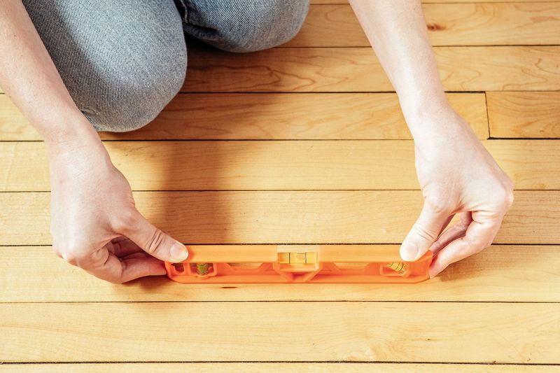 Cracked or uneven flooring