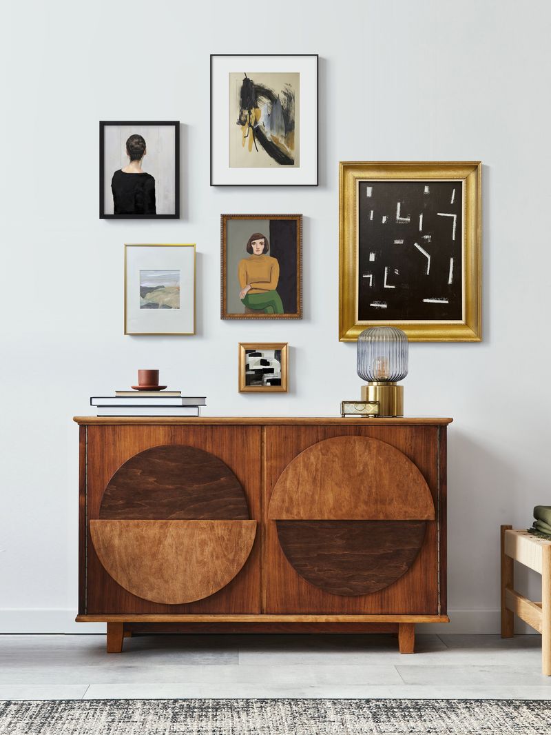 Hanging Art Too High Above Antiques
