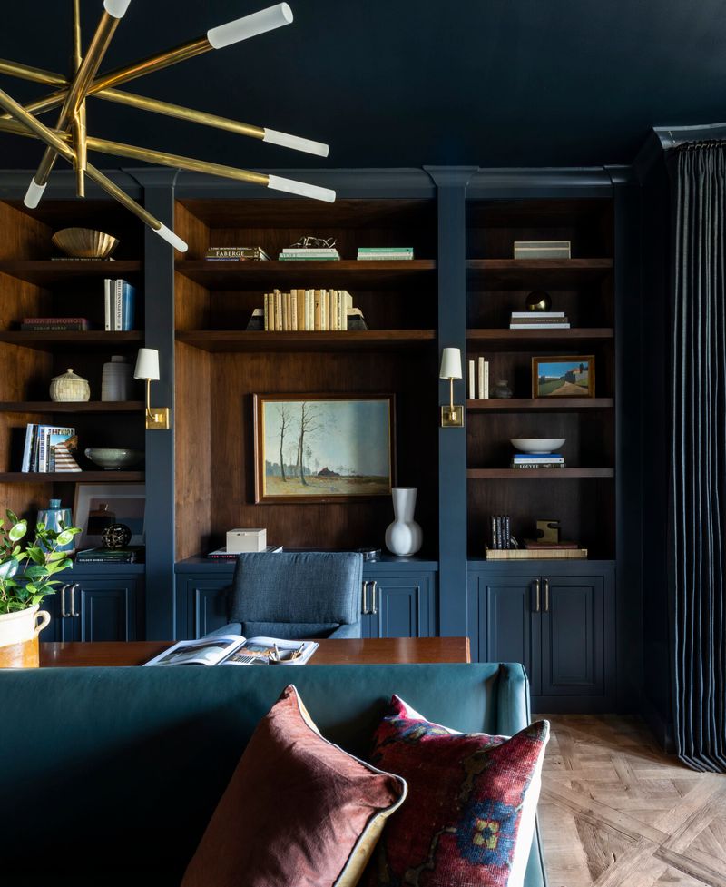 Painting the Ceiling a Bold Color