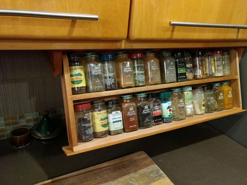 Under-Cabinet Spice Rack