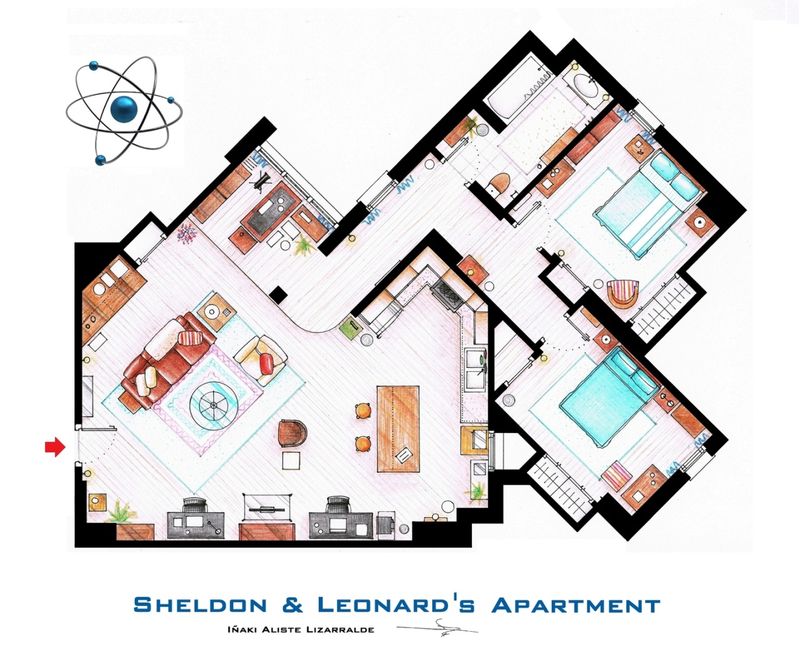 The Big Bang Theory's Apartment