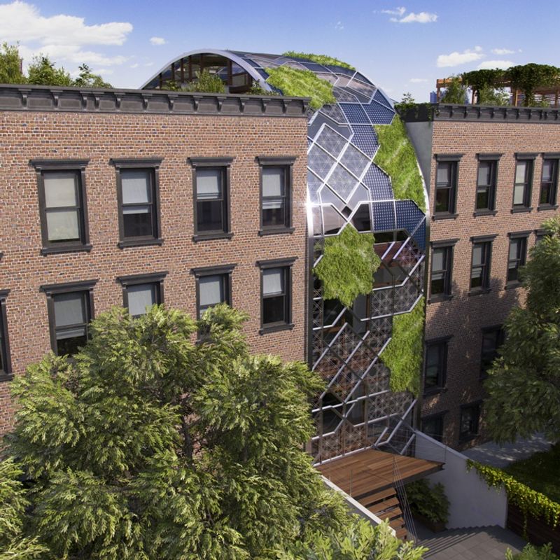 Green Castle Eco-House, Harlem, USA By Luis De Garrido