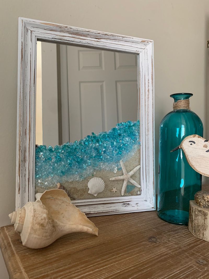 Add subtle touches of sea glass or shells