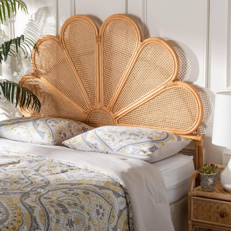Rattan Headboard Makeover