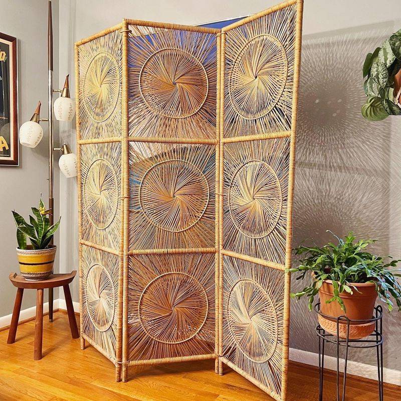 Rattan Room Divider