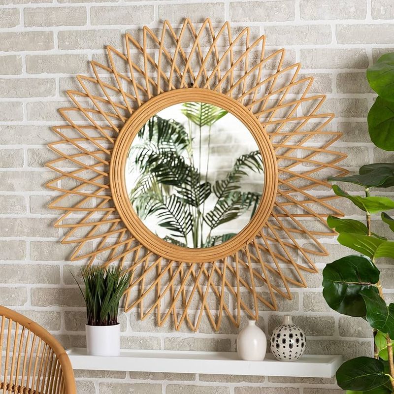 Rattan Mirror Magic