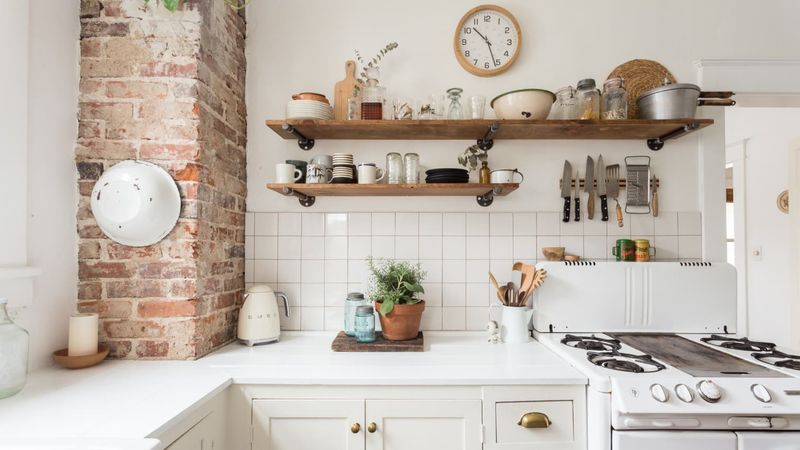 Open Shelving For Airy Appeal