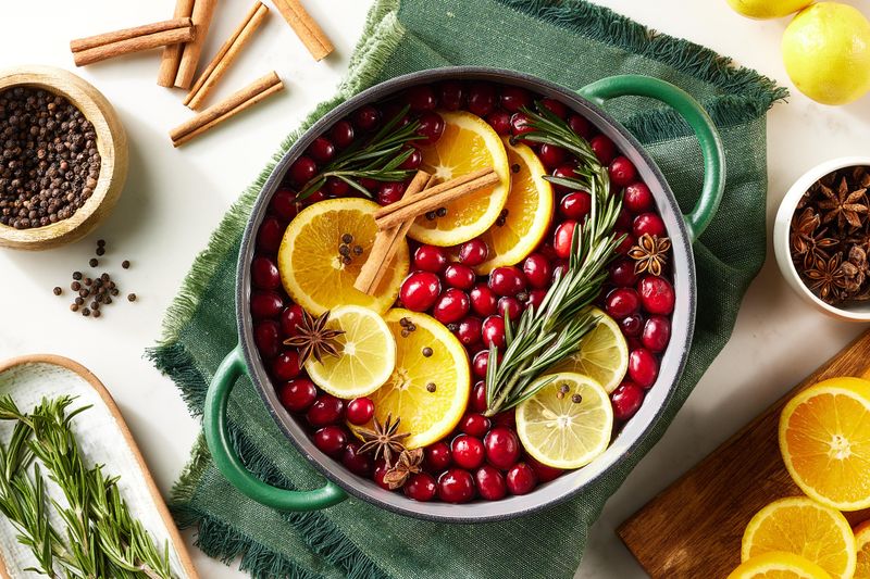 Simmer Citrus Peels And Spices