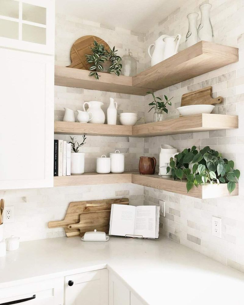 Corner Shelves For Forgotten Nooks
