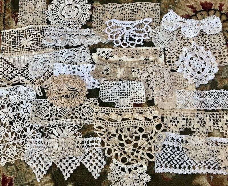 Doilies on every surface