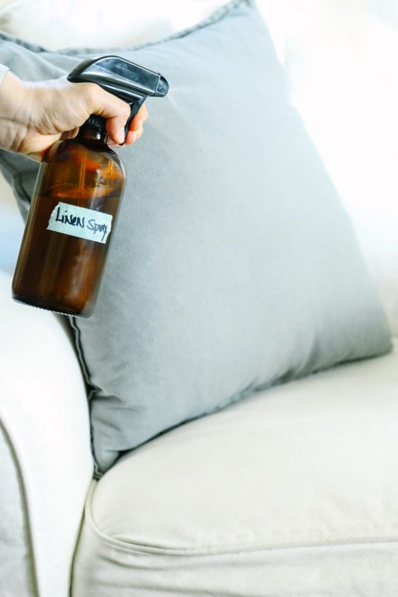 Mist Fabric Spray On Cushions And Throws
