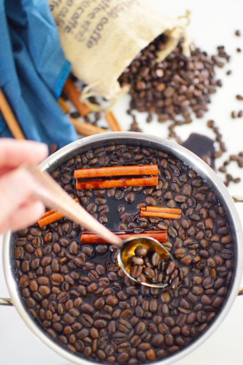 Place Bowls Of Coffee Beans To Absorb Odors