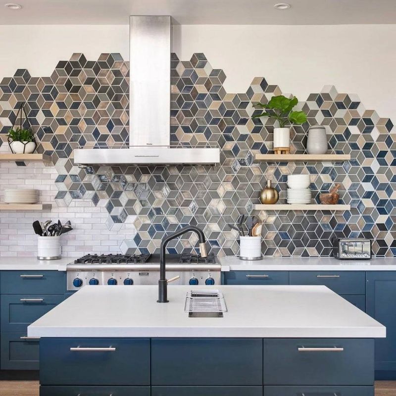 Statement Backsplash For Personality