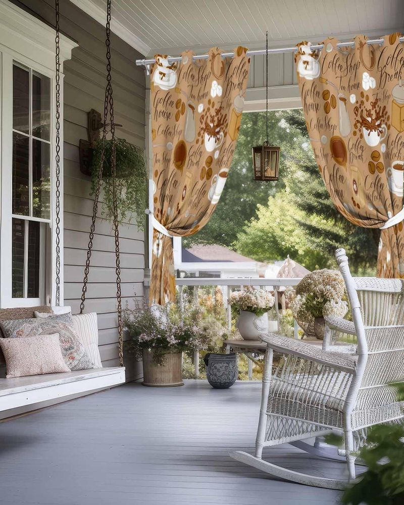 Install Outdoor Curtains