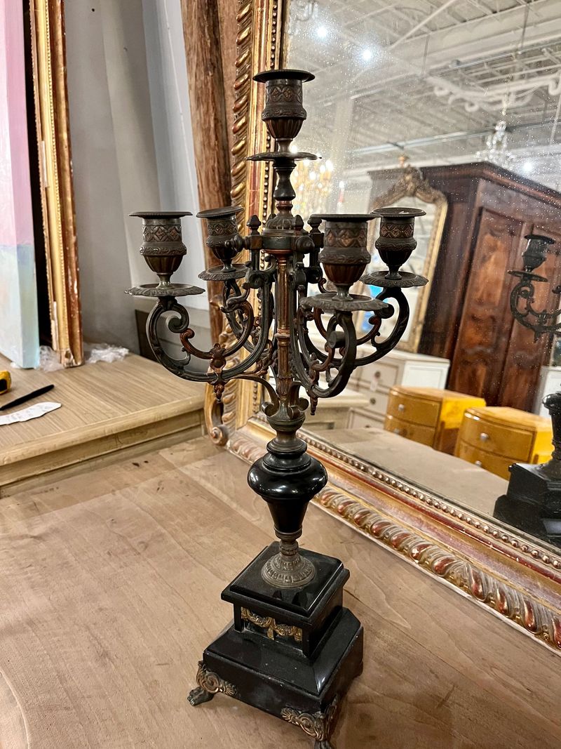 Candelabras On Bedside Tables