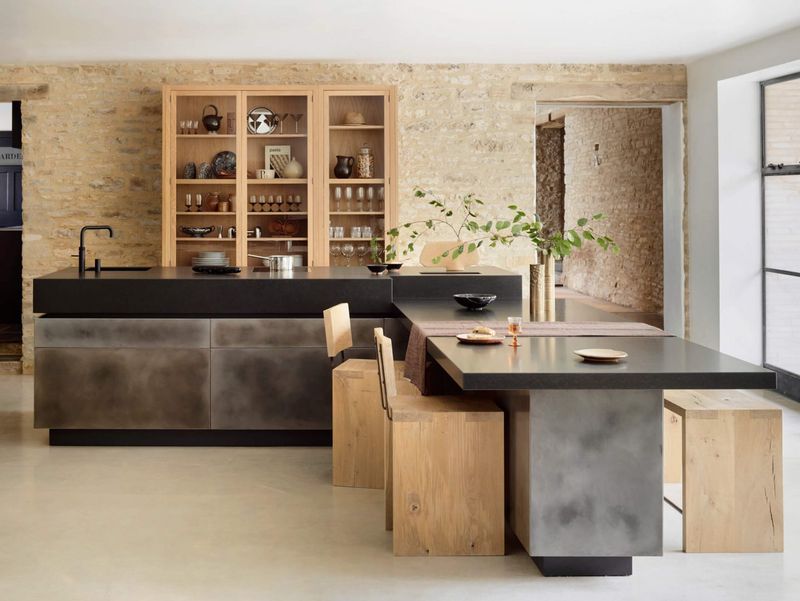 Mixed-Material Kitchens