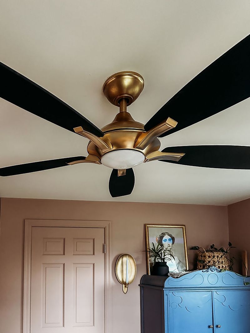Ceiling fans with ornate light kits